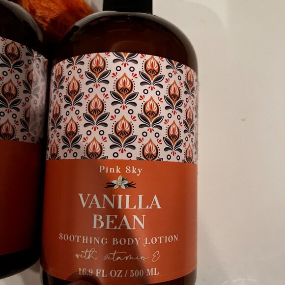 Vanilla‎ Bean Soothing Body Lotion by Pink Sky (SET OF TWO) (16.9 oz) (new/h/x) - Picture 9 of 11